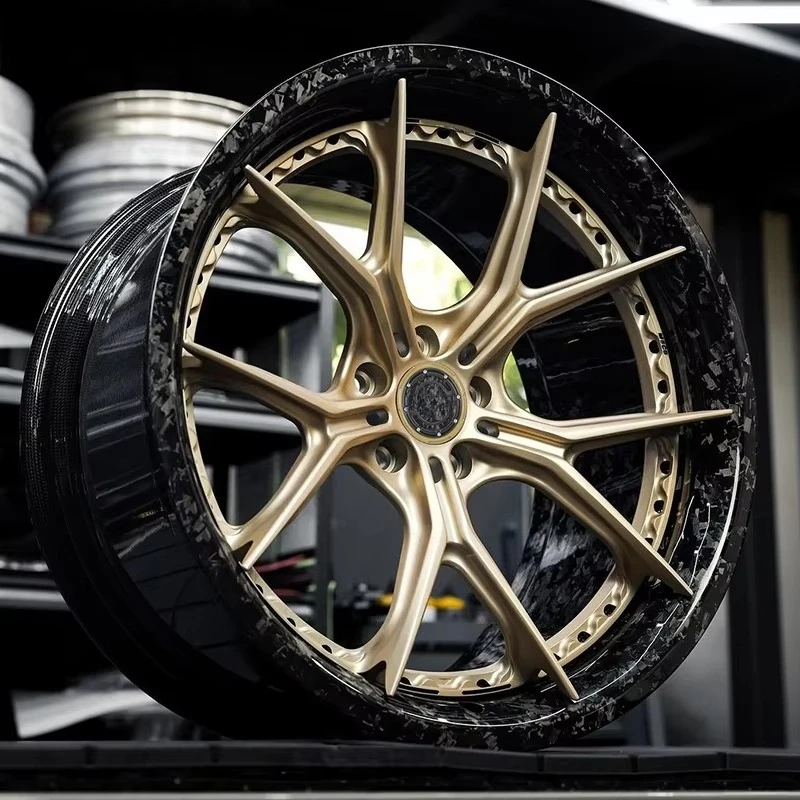Carbon Fiber Wheel 20 22 24 26 Inch Forged Wheel 5x114.3 5x120 5x130 6x139.7 Passenger Car Wheels
