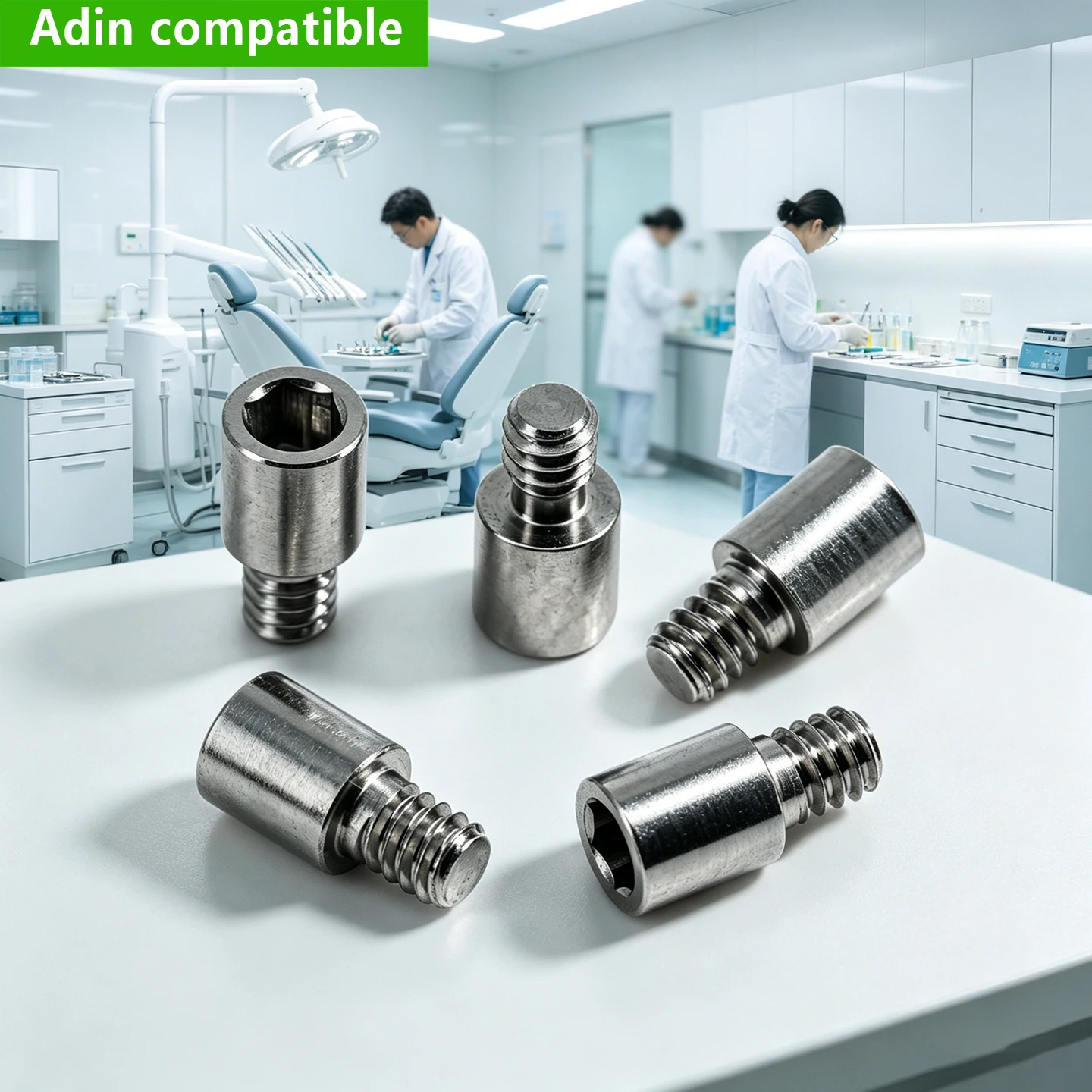 Grade 5 Titanium Fixation Screw Compatible with Adin Multi-Unit Bridge Retainer Oral Care Prosthetics Restoration Parts OEM ODM