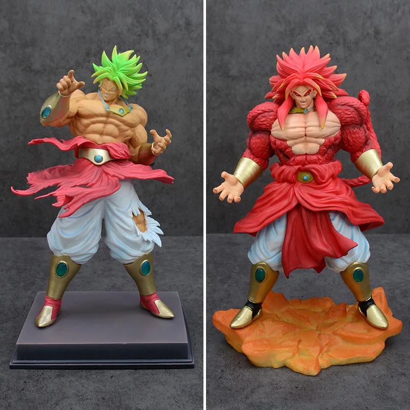 Figura Coleccionable de Broly Super Saiyan Limit Breaker Super Four de 22cm, Modelo de Estatua, Adorno, Decoración, Regalo para Fans del Anime