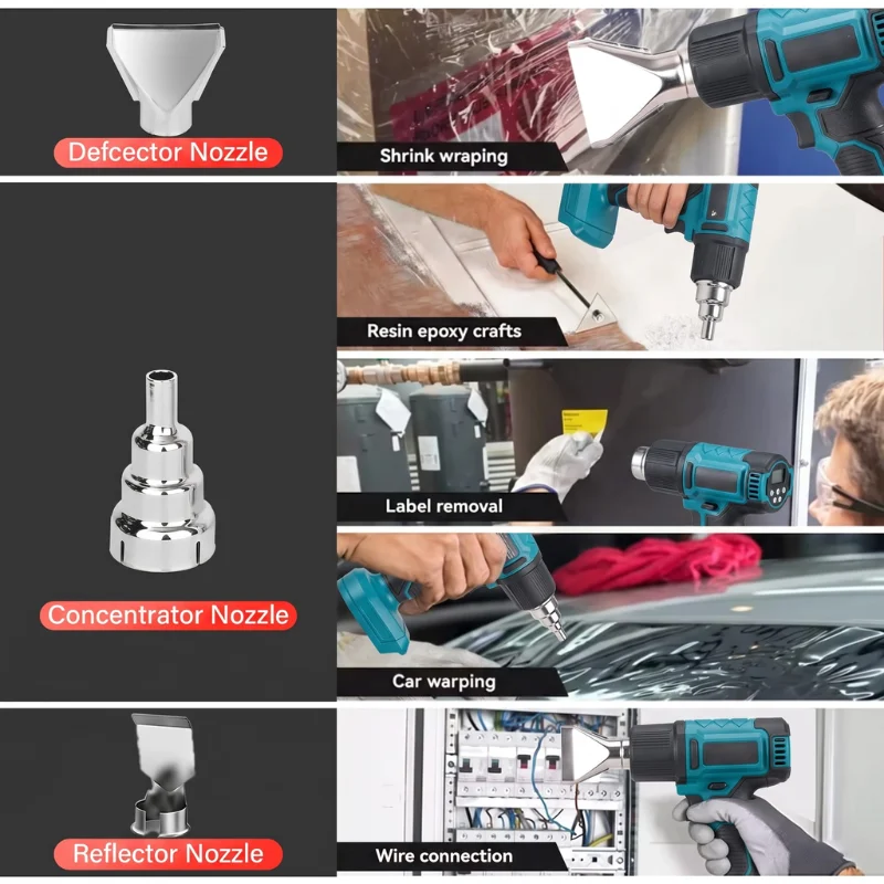 マキタ 18V HAOLTON コードレスヒートガン 60- - Cordless Heat Gun For Shrink Tubing のレビューと価格