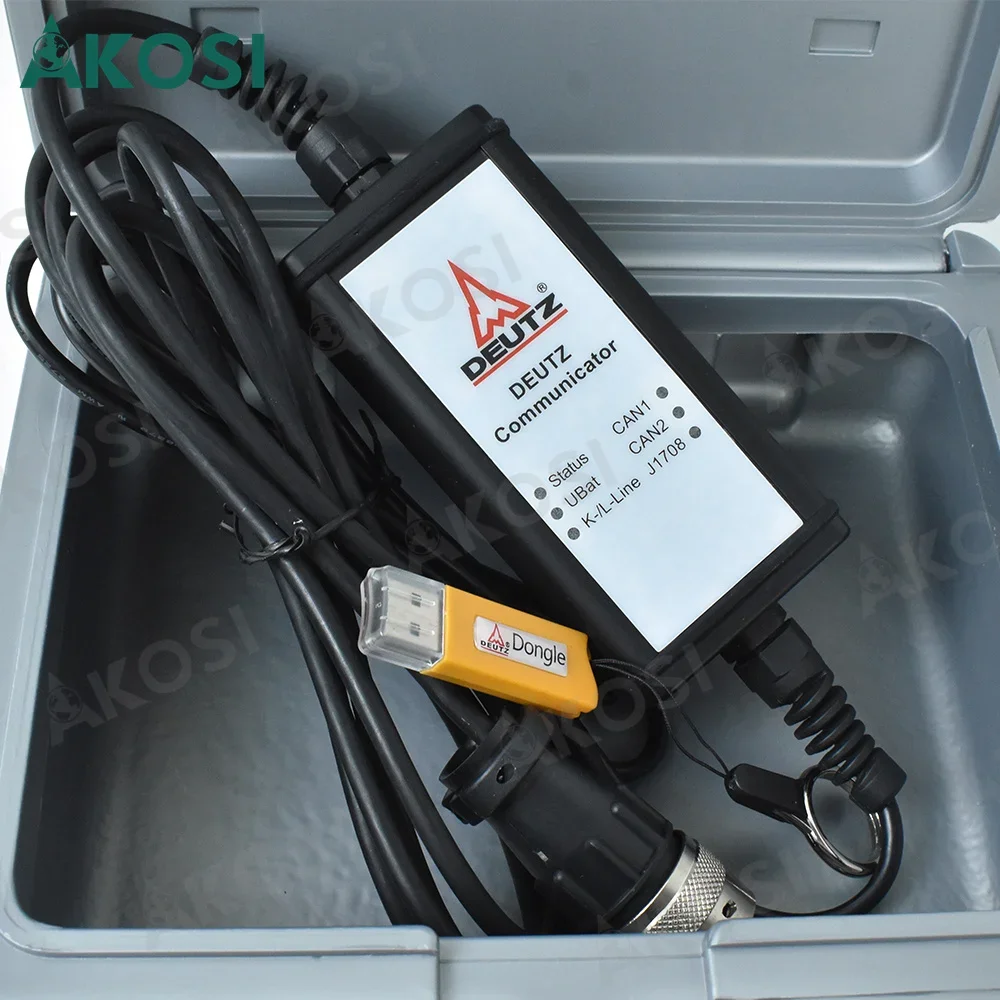 NEW For Deutz 4.0 + USB Dongle EMR 6 engine communicator serdia2010 Deutz decom Heavy duty For deutz diagnostic tool