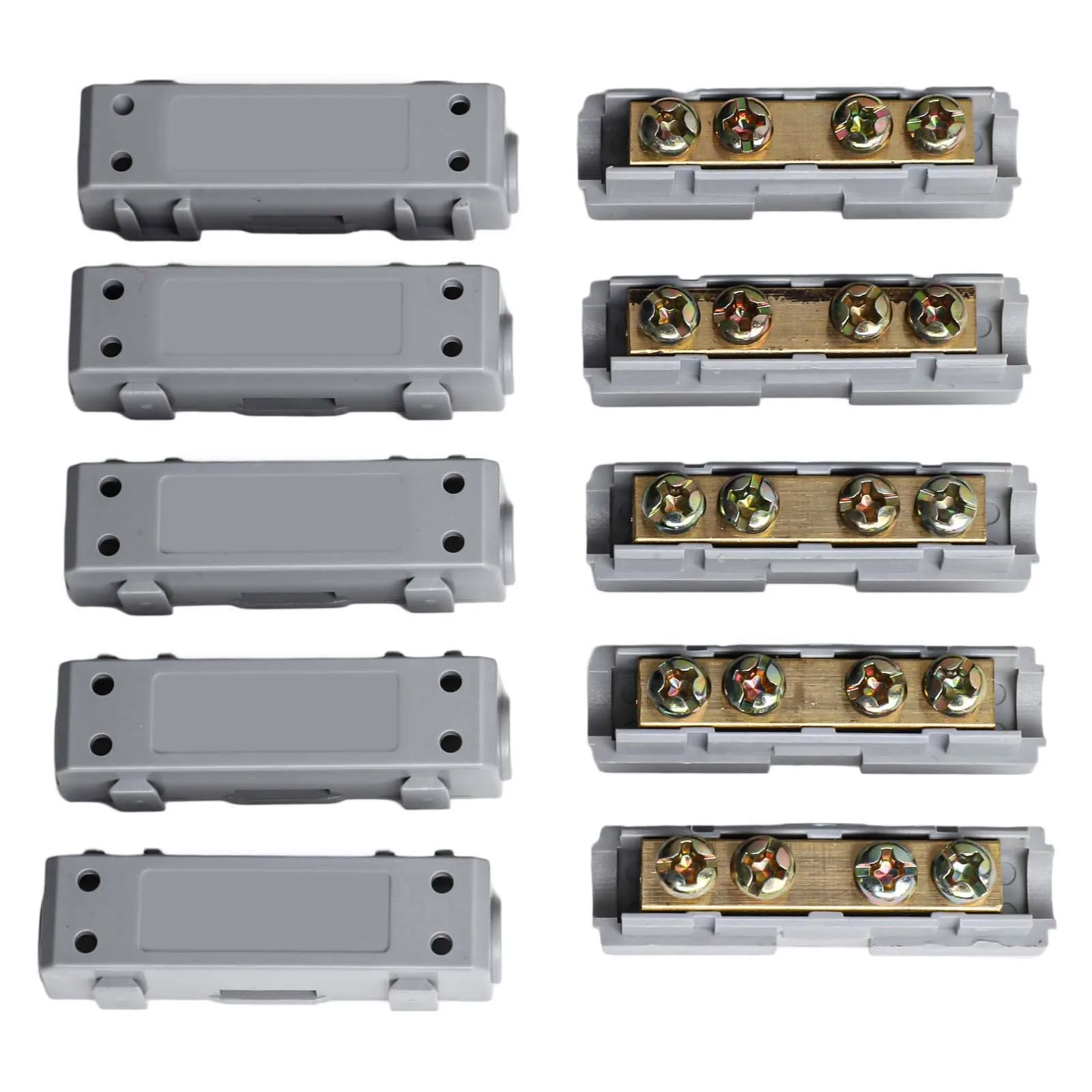 Kit de conector de cable, proyectos de cableado doméstico, 1,96X0,82X0,78 pulgadas, clasificación de 60A 80A para uso automotriz, 10 Uds.