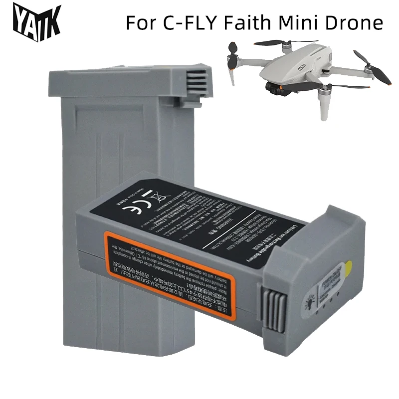 

Replacement for C-FLY Faith Mini Drone Battery 7.7V 2100mAh Lipo Cells 26min Flight Time for Faith2 Mini Accessories Uav Parts