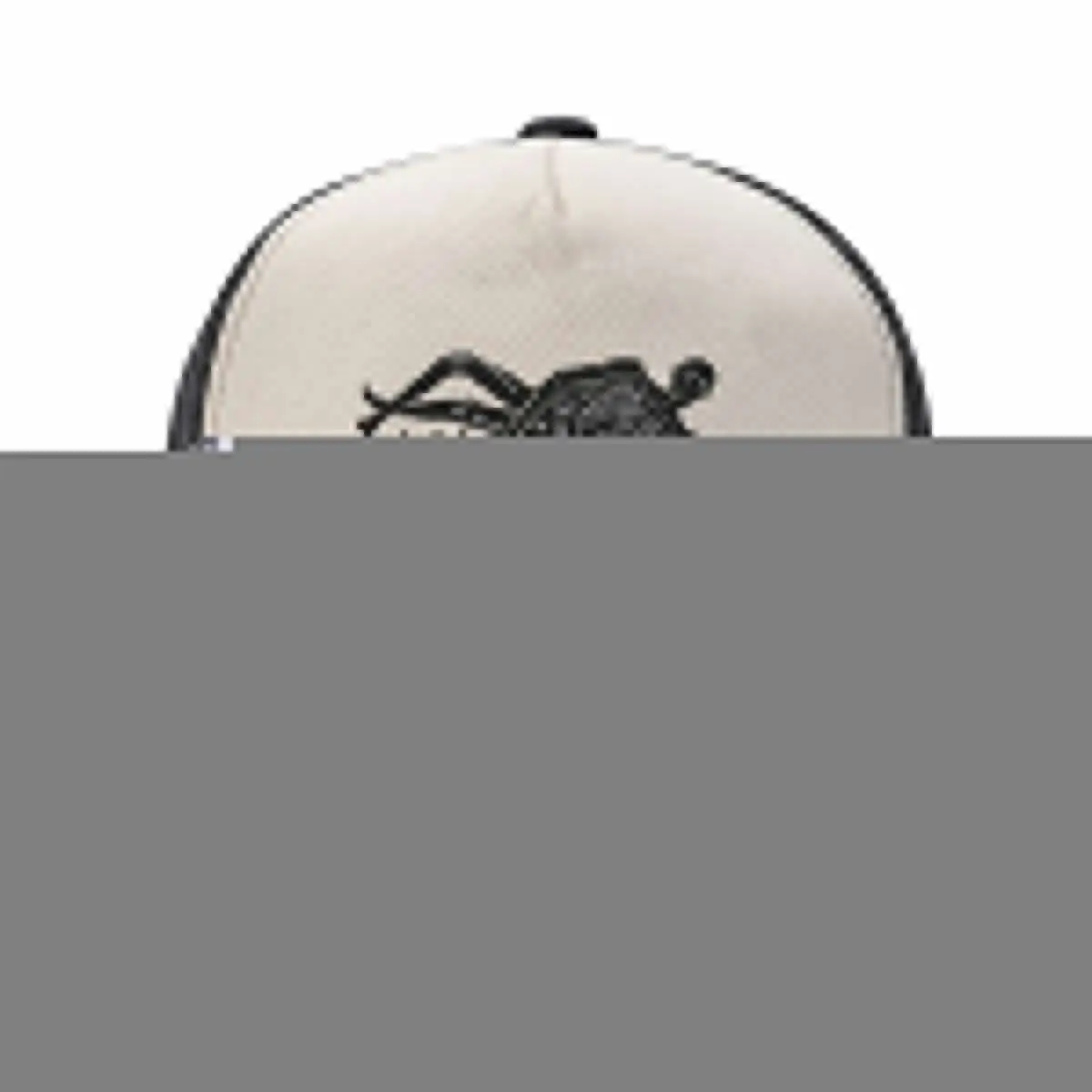 Reclining skeleton with the caption 'Know Thyself'. Baseball Cap foam party Hat black Hood Hats For Women Men's