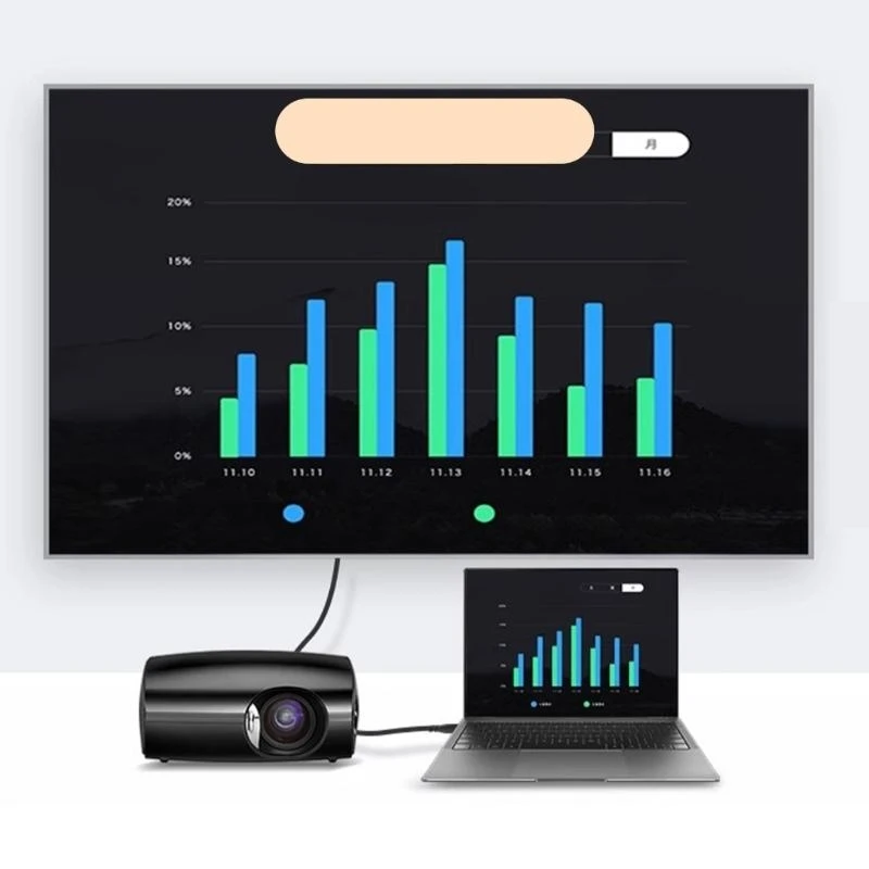 E8BA高解像度MicroHDMI男性からメスのアダプター用のスマートフォンタブレット