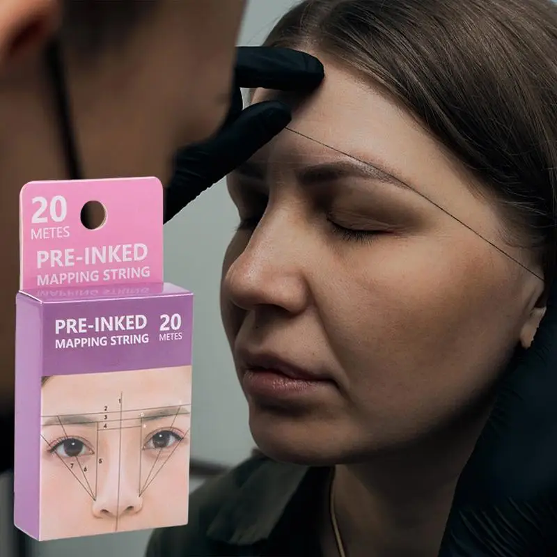 Eyebloguing-Ficelle de mesure ultra-mince, fil sans gâchis, créer une carte de sourcils croustillante, chaque fois que la qualité cosmétique est en continu