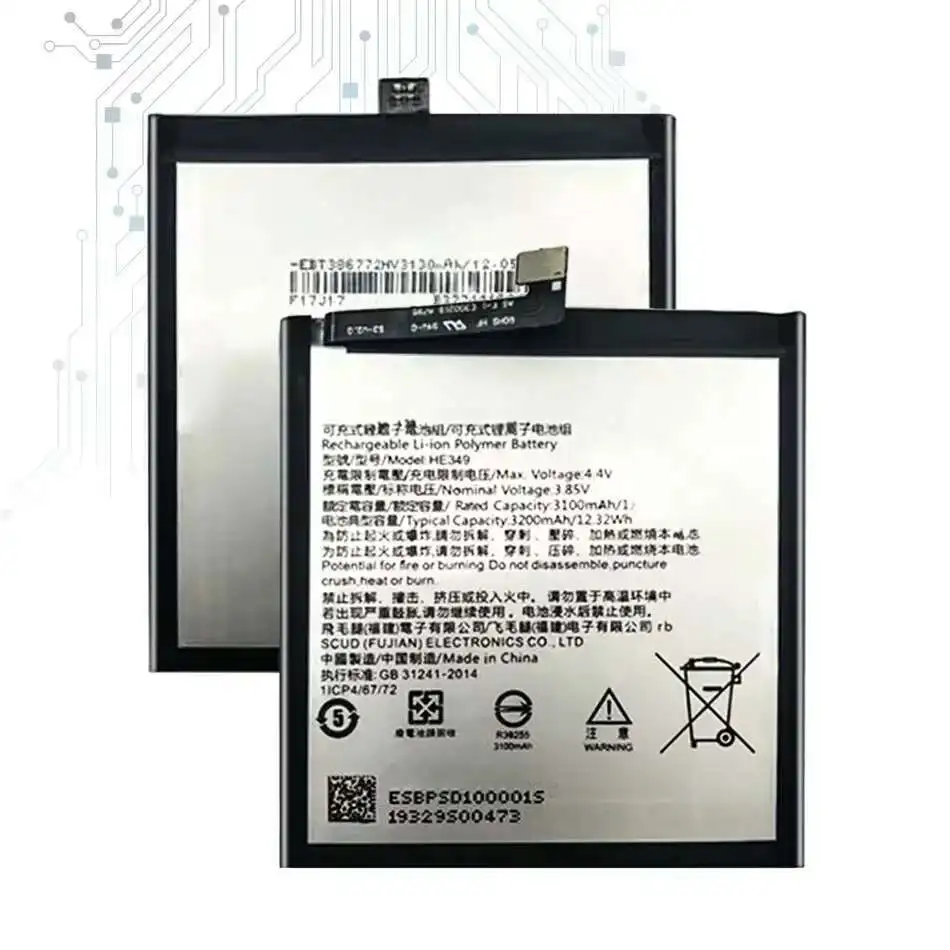 

Сменный аккумулятор HE349 для SHARP AQUOS S3 fs8032