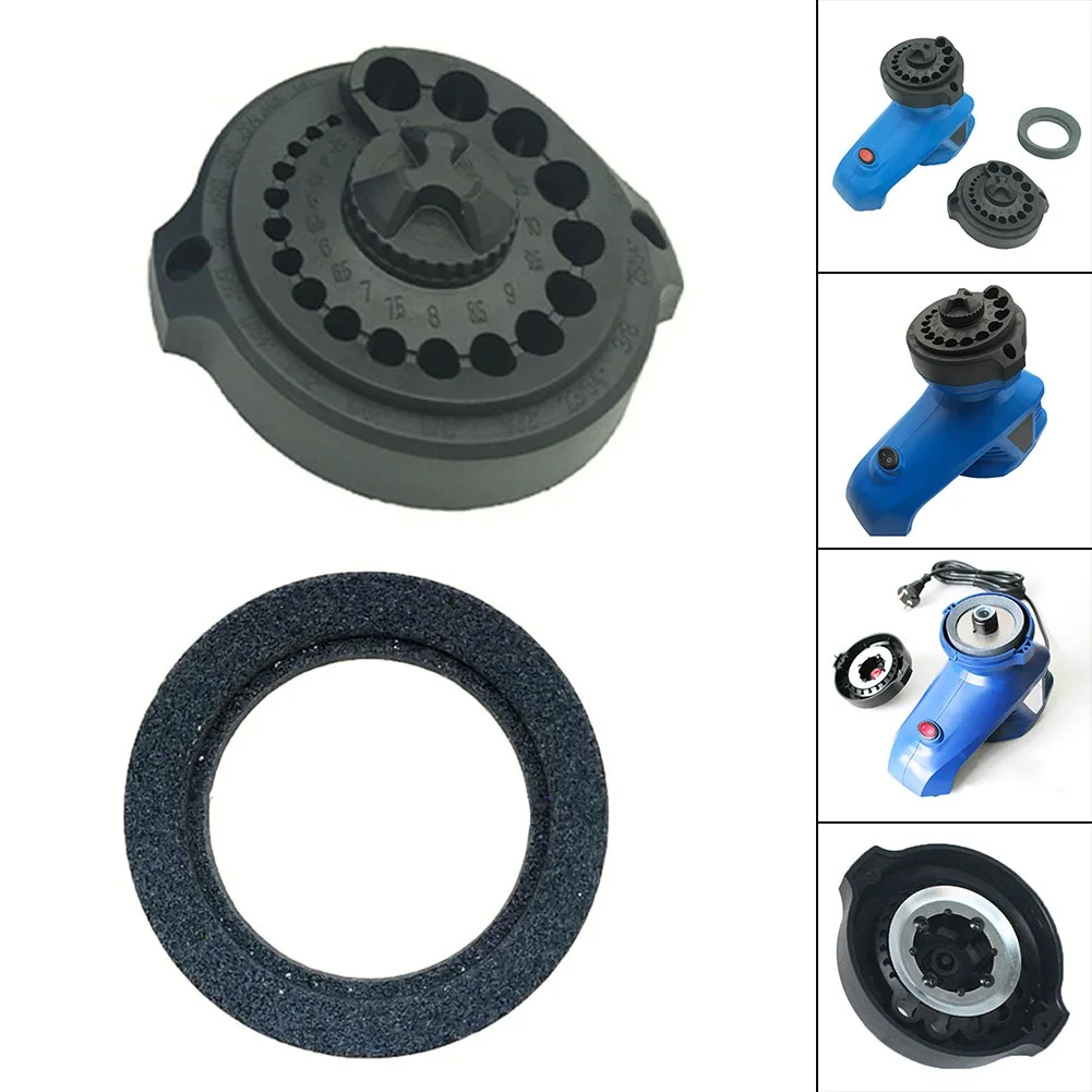 /Brown /Corundum /Grinding Wheel And Hole Positioning Plate For 3-12mm Drill Bits Rotary Tool Grinder Machine Accessories