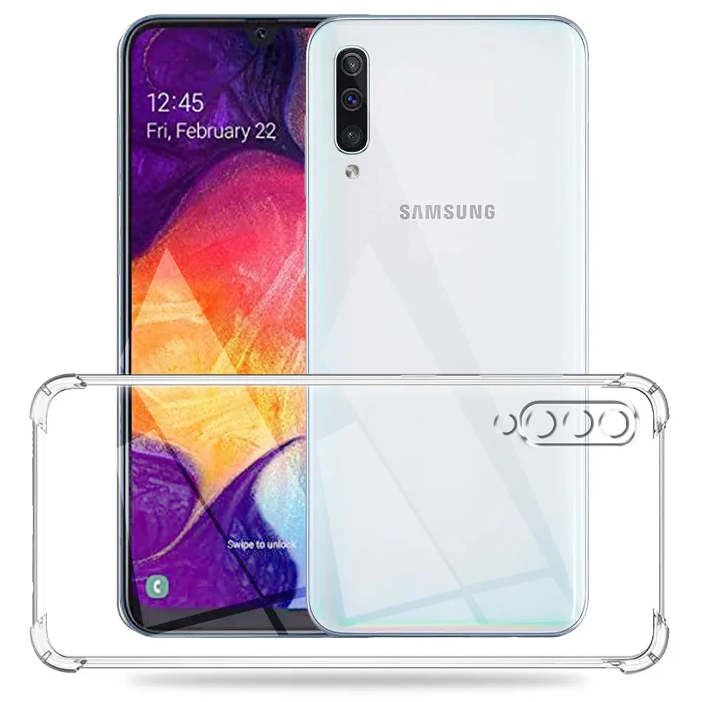 For Samsung Galaxy A10 A20 A30 A30S A40 A51 Case Soft Shockproof Clear Cover For Galaxy A50 A50S A70 A70S A71 A81 Funda Coque