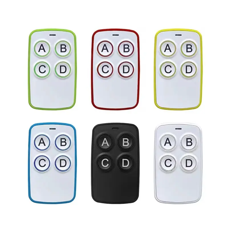 

AAAEL-6Pcs Universal Garage Door RF Remote Control Duplicator 250-915Mhz Code Grabber Clone Gate Key Fob Command Transmiter