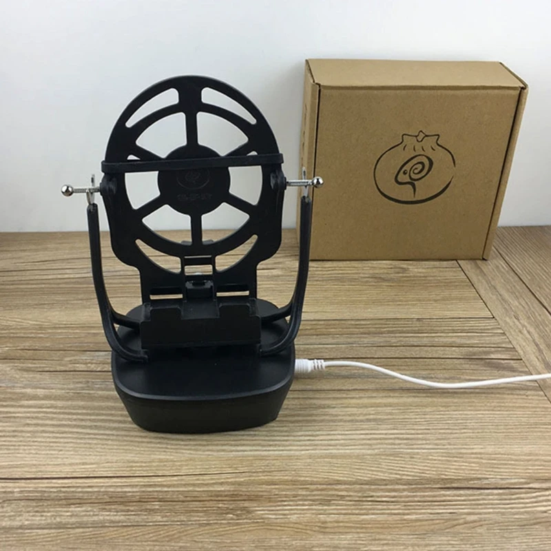 Q1W2 Шейкер для мобильного телефона с автоматическим встряхиванием и поворотным устройством, подставка USB