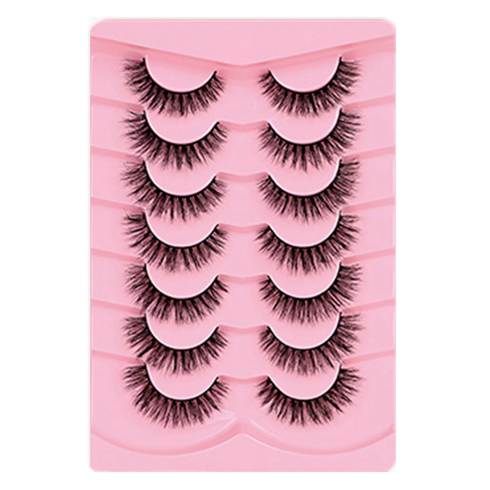 Cosplay Volume False Eyelashes Pack Fluffy Eye Makeup 3D Volume Lashes for Evening Party Makeup