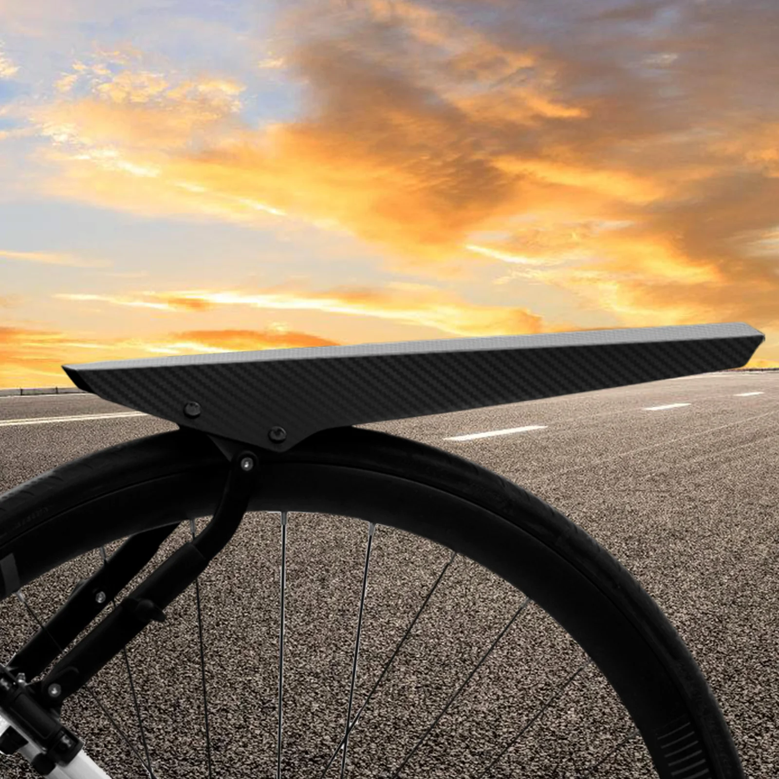 

Adjustable Bicycle Mud Guard Lightweight Foldable Rear Bike Mud Guard for Mountain and Road Bikes Full Coverage Universal Tire