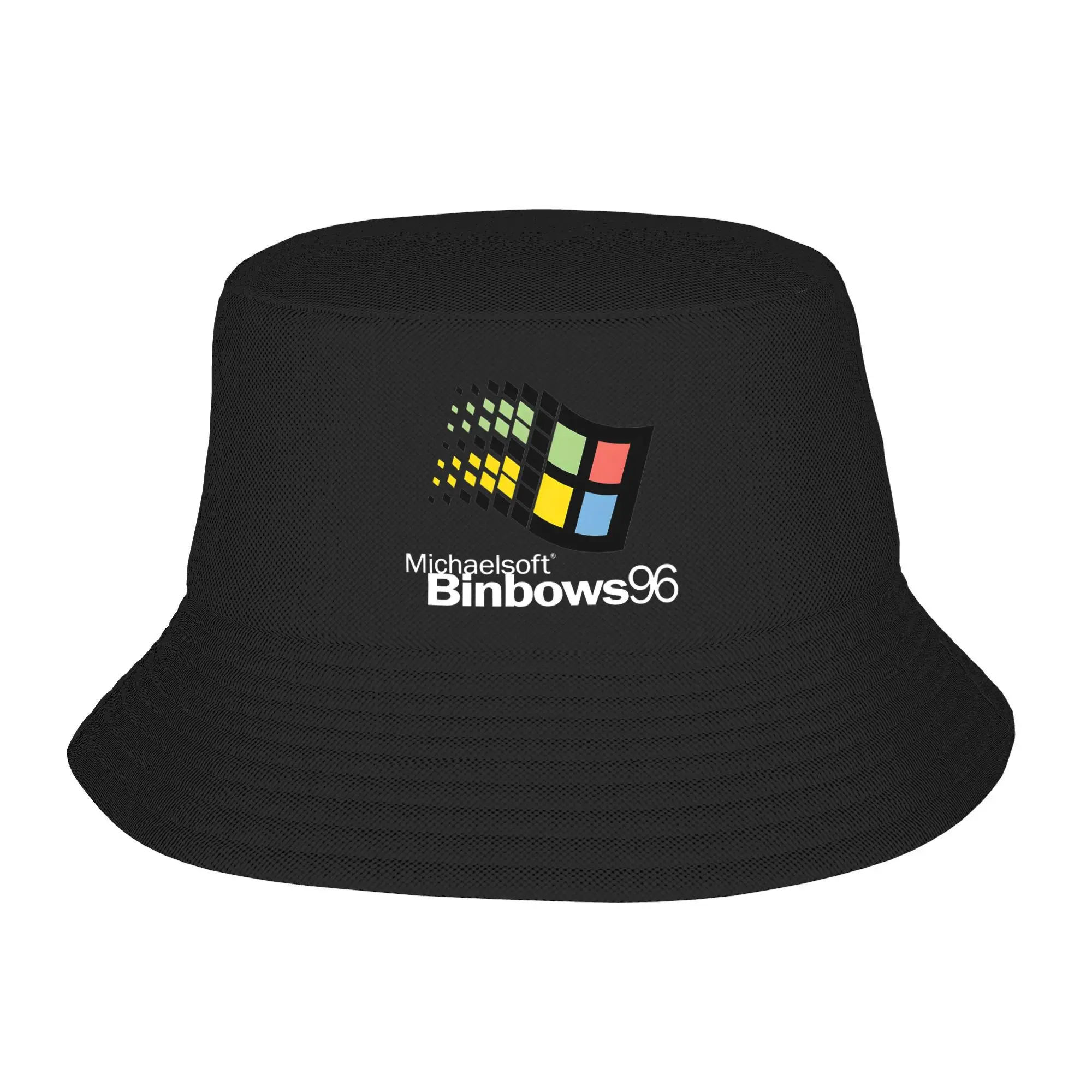 

Windows 95 Geeks Nerd Сетчатая Панама Боб Шляпы Открытая Мода Двусторонняя Для Летней Пляжной Рыбалки Унисекс Рыбацкие Кепки