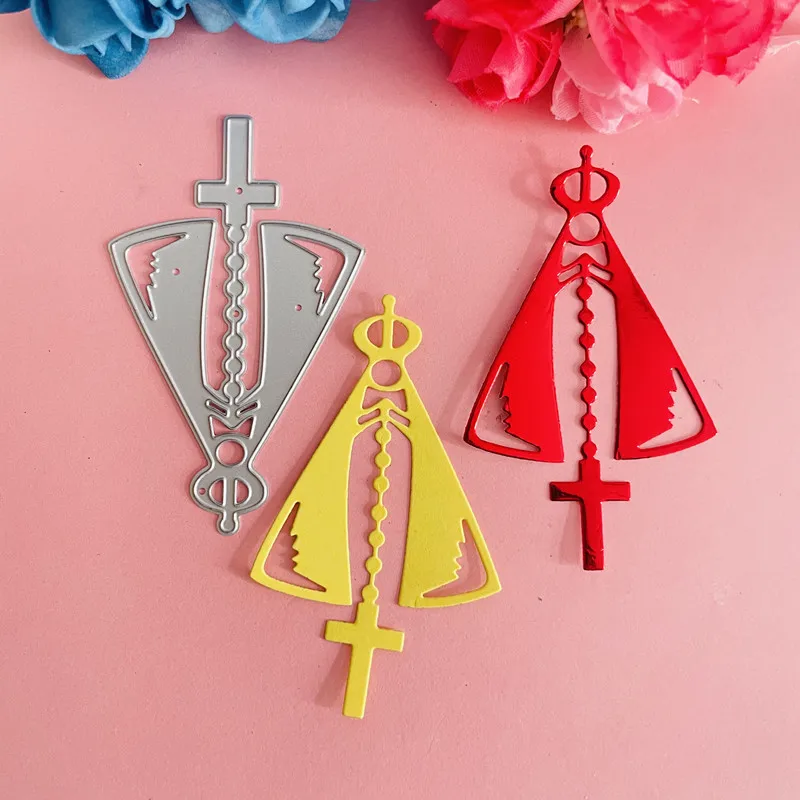 Pray Angel Fairy Cross Metal Cutting Dies for DIY Scrapbooking Paper Cards Handmade Embossing Craft Decoration