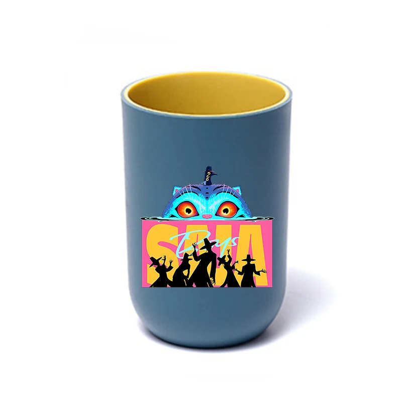 KPop デーモンハンターズホット映画ウォーターカップ歯ブラシカップ漫画アニメマウスウォッシュカップ子供用ウォーターカップ少年少女の誕生日プレゼント