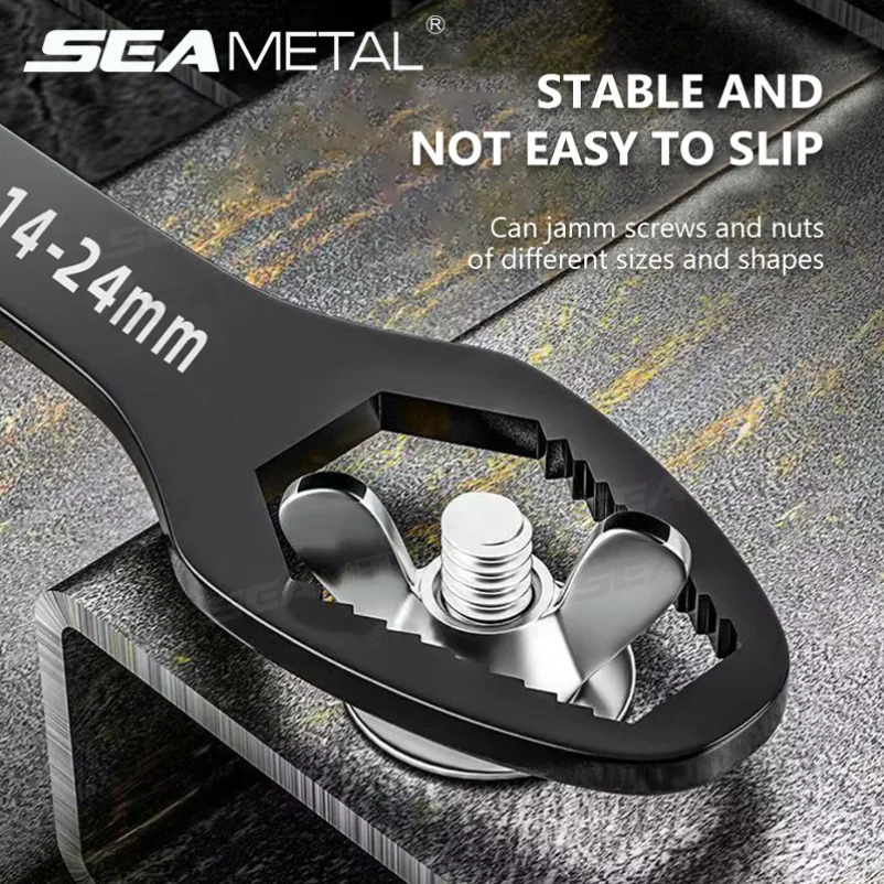 Universal Torx Wrench Adjustable Wrench Board Double-head Multipurpose Torx Spanner Repair Hand Tools 3-17mm 8-24mm