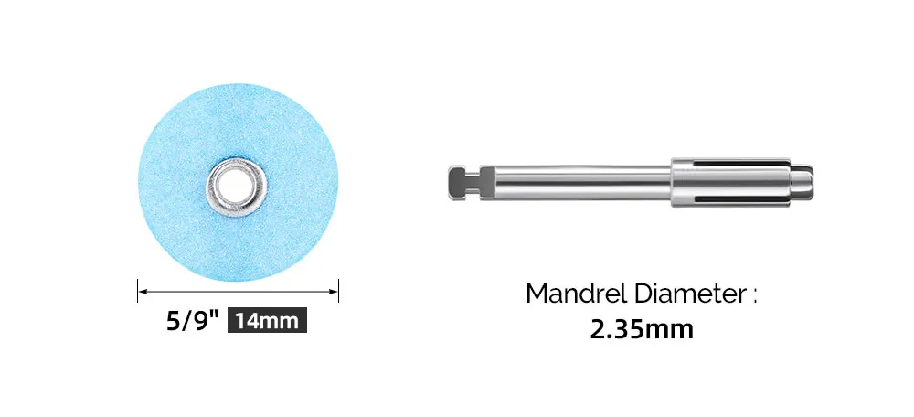 JOY DENTAL 50 Stück/40 Stück Dental-Finishing- und Polierscheiben für Komposite, Keramik und Glasionomer-Restaurationen 135 ℃ Autoklave – Detail 11