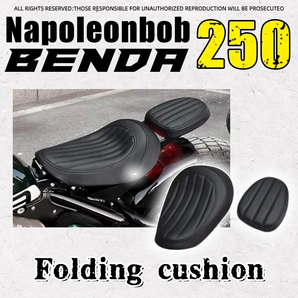 

For BENDA Napoleonbob 250 Folding Cushion Double Cushion Hidden Leather Seat Napoleonbob 250 Custom Accessories