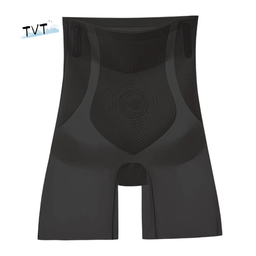 

High Waist Postpartum Body Shaper Ice Silk Crotch Cotton Seamless Underpants Waist Trainer Thin Panties Butt Lifter Briefs Women