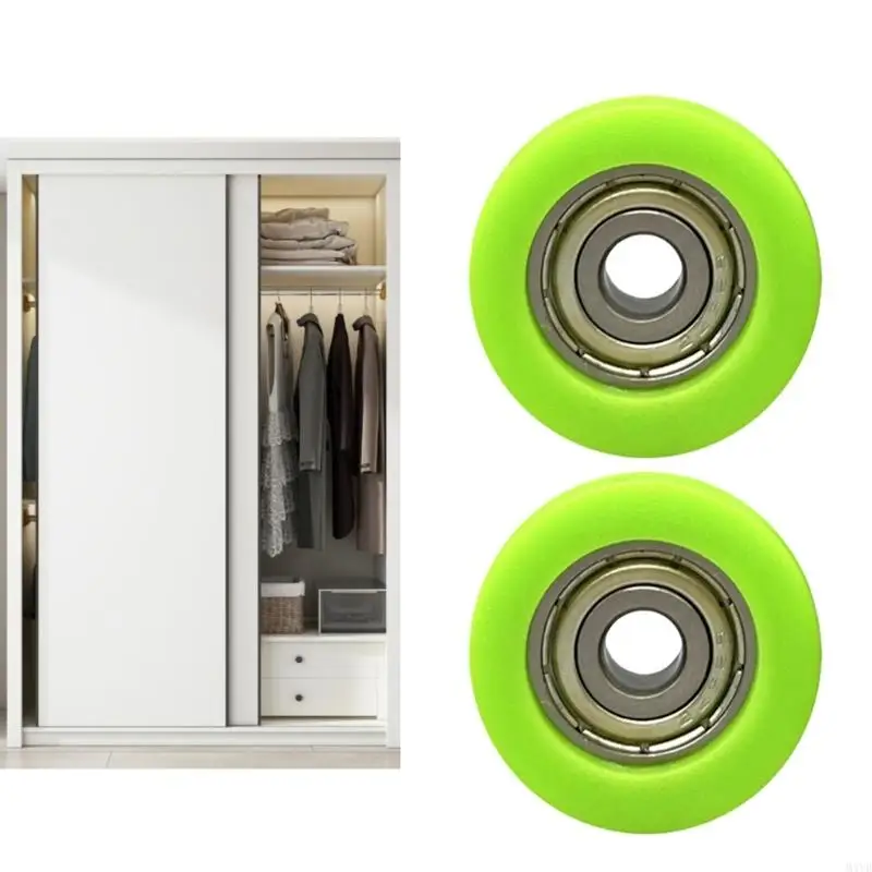 16Pcs/Pack Low Noise Sliding Door Rollers With Rustproof Design For Long Lastingly Performances On Rails and Track M4YD - view 6
