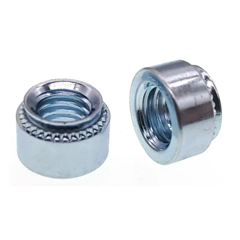 Environmentally friendly blue and white zinc carbon steel rivet nut chassis pressure plate nut S-M2 M3 M4 M5 M6 M8 M10- 0 1 2 3