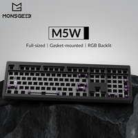 Akko MonsGeek M5W Mechanical Keyboard Kit 108 Keys 100% RGB Hot-swappable USB Type-C/2.4G/BT5.0 Wireless Tri-mode Barebone Kit