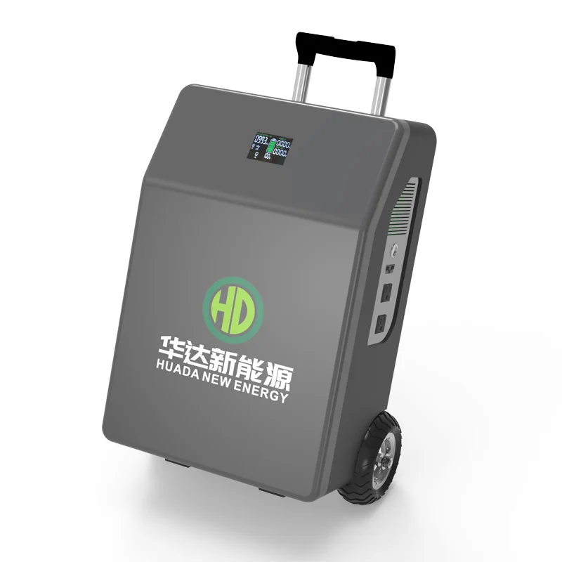 Suitcase Design 2.5 kWh Solar Generator Lithium-ion Battery Pack Outdoor Emergency Portable Power Station With UPS Function