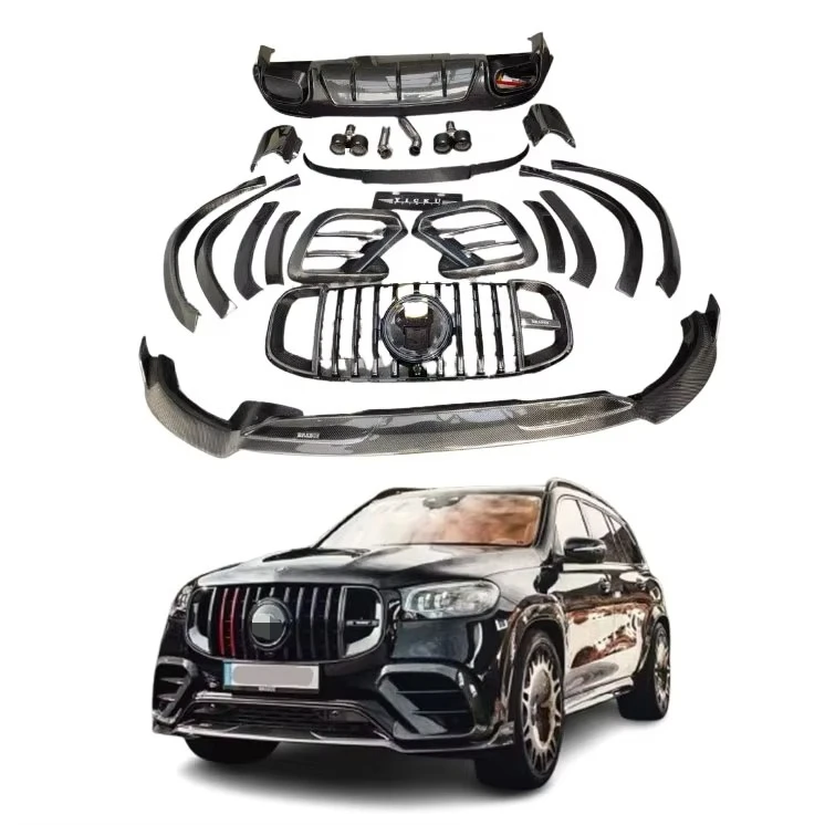 

Carbon Fiber Body Kit forMercedesBenz GLE GLE53 GLE450 GLE63 Coupe Upgrade Style Kit Front Lip Top Wing Perfect Fit