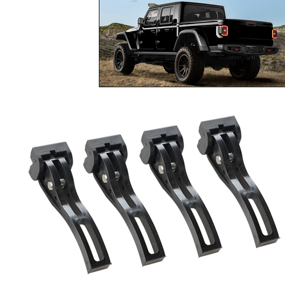 4Pcs Truck Bed Cover Fixing Clip Set For Hard Or Soft Folding Bed Covers With Locking Fastening Accessories Clamp Aluminum Alloy