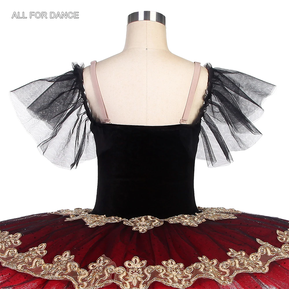 BLL483 جديد قبل المهنية الباليه توتو فطيرة توتو فتاة والنساء مرحلة الأداء الباليه توتو الأخضر المخملية صد توتو #6