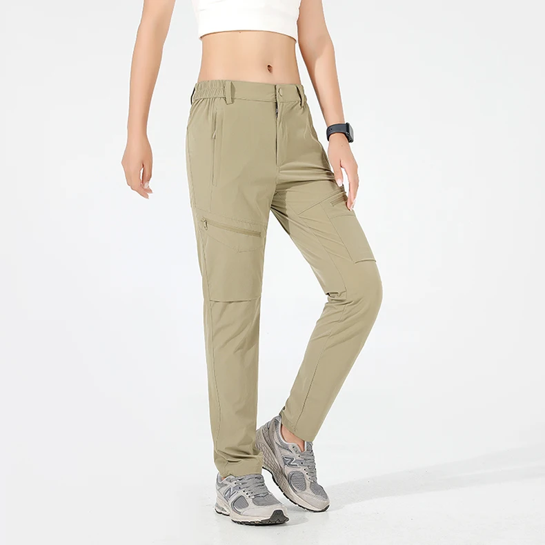 JNLN Wanderhose Damen 4-Wege-Stretch Wasserdichte Sommer-Cargohose Trekking Klettern Camping Outdoor-Sport Bergsteigerhose – Detail 24