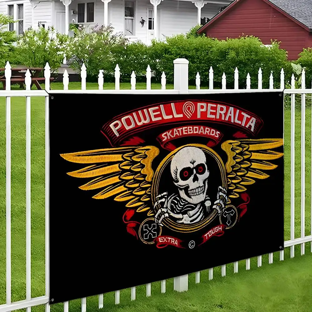 S-لوح التزلج العلم أعلام مخصصة الجدار الشنق نسيج في الهواء الطلق ديكور العلم خلفية بطانية #3