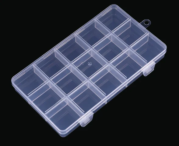 caixa-organizadora-de-plastico-transparente-com-15-compartimentos-e-tampa-em-formato-de-perola-com-gancho-duplo-para-ferramentas-joias-e-equipamentos-de-pesca