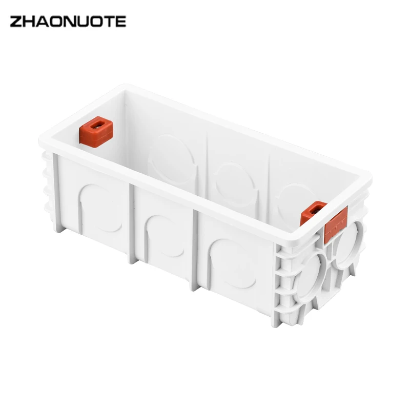 118 Type US AU Standard Universal Bottom Box Wall Housing Light Switch Socket Mounting Box Inner Cassette Junction Box