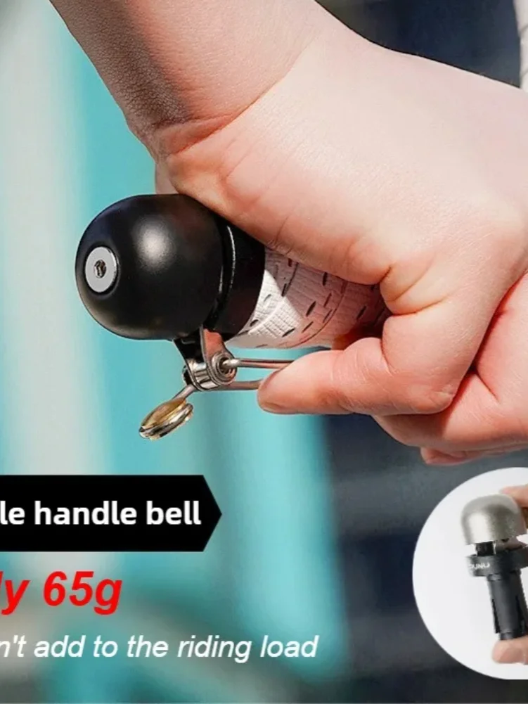 AliExpress NONE Bicycle Handle Bell Aluminum Alloy 110dB Loud Campanilla Bicicleta MTB Road Bike Safety Mini Bike Horn Cycling Accessories