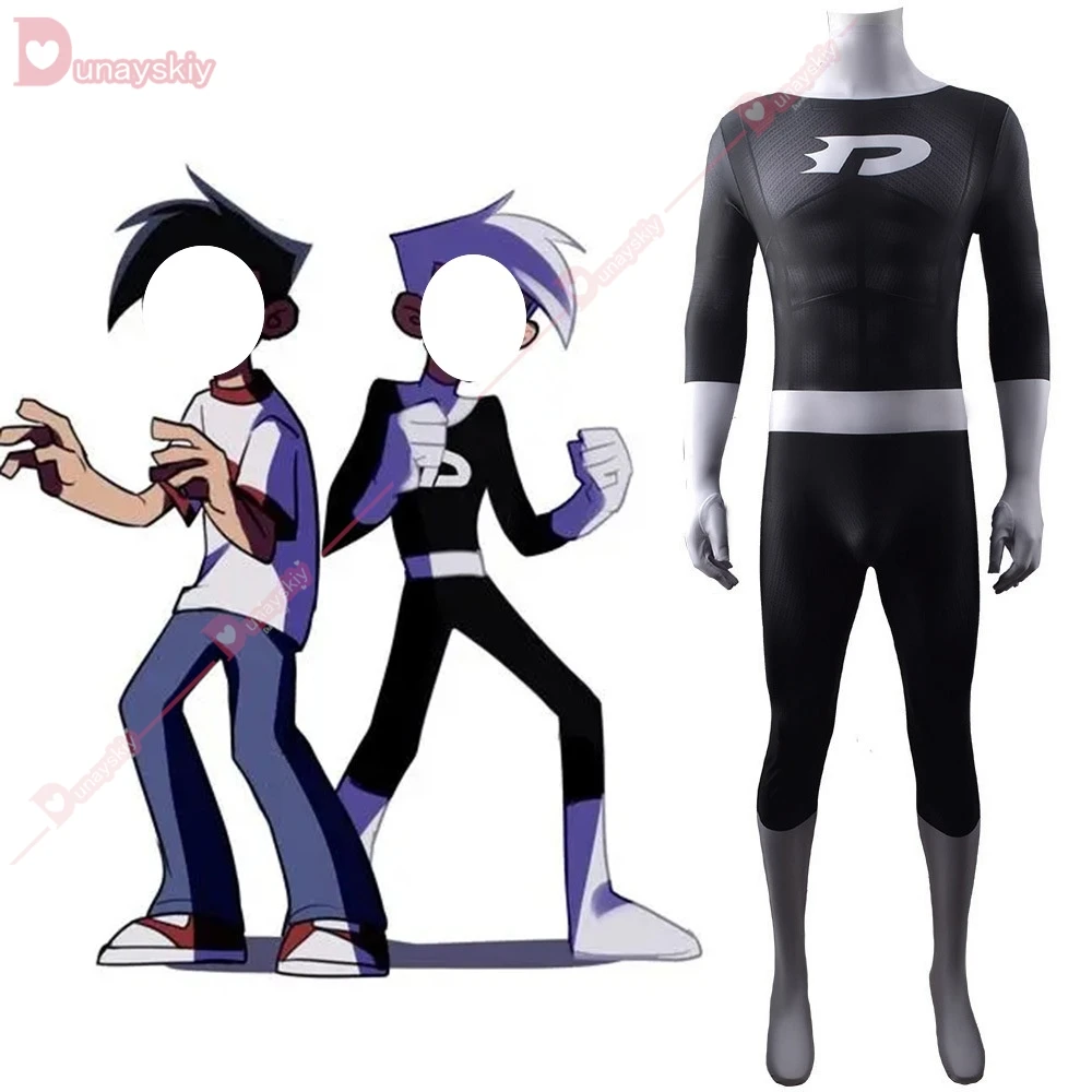 

Костюм Дэнни для взрослых и мужчин, мультяшный фантом, ролевая игра, фантазия, мужская одежда на Хэллоуин, карнавал для маскировки, ролевых игр