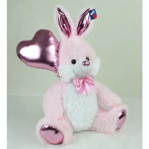 Halley Toy 55 Cm Shiny Fabric Cute Rabbit Plush. It complies with CE standards. Passed EN71 European toy safety tests