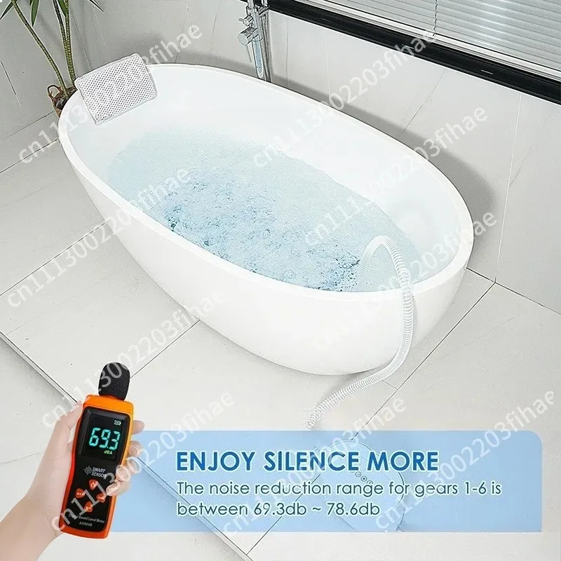 New American standard household bathroom bathtub bubble machine SPA bubble heating massage pad wireless remote control bath spa