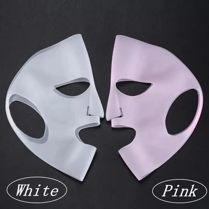 Silicone Mask Face Women Skin Care Tool Hanging Ear Face Mask Gel Sheet Reusable Lifting Anti Wrinkle Firming Ear Fixed Tool 1pc