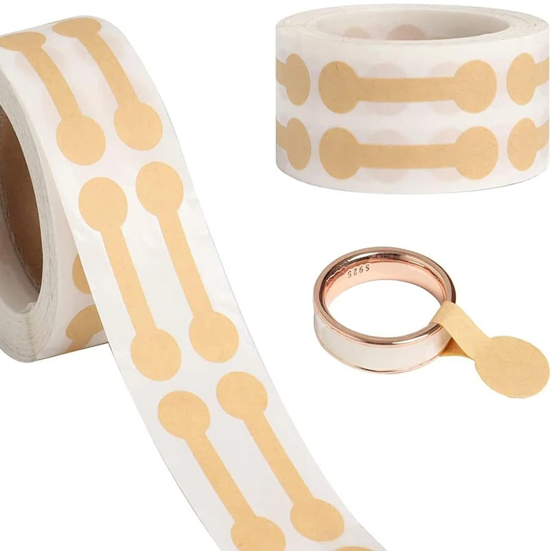 500pcs Jewelry Labels Self Adhesive Price Dumbell Tags Necklace Ring Labels Paper Jewelry Accessories DIY Display Tool