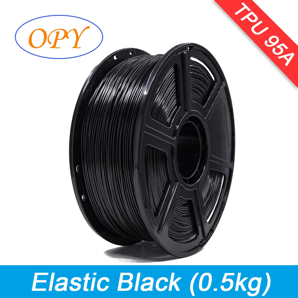 

Tpu Filament 1Kg Plastic Elastic 1.75Mm 0.5Kg 10M 100G Sample 3D Printer Material Nature Black Red Green Blue Yellow Color