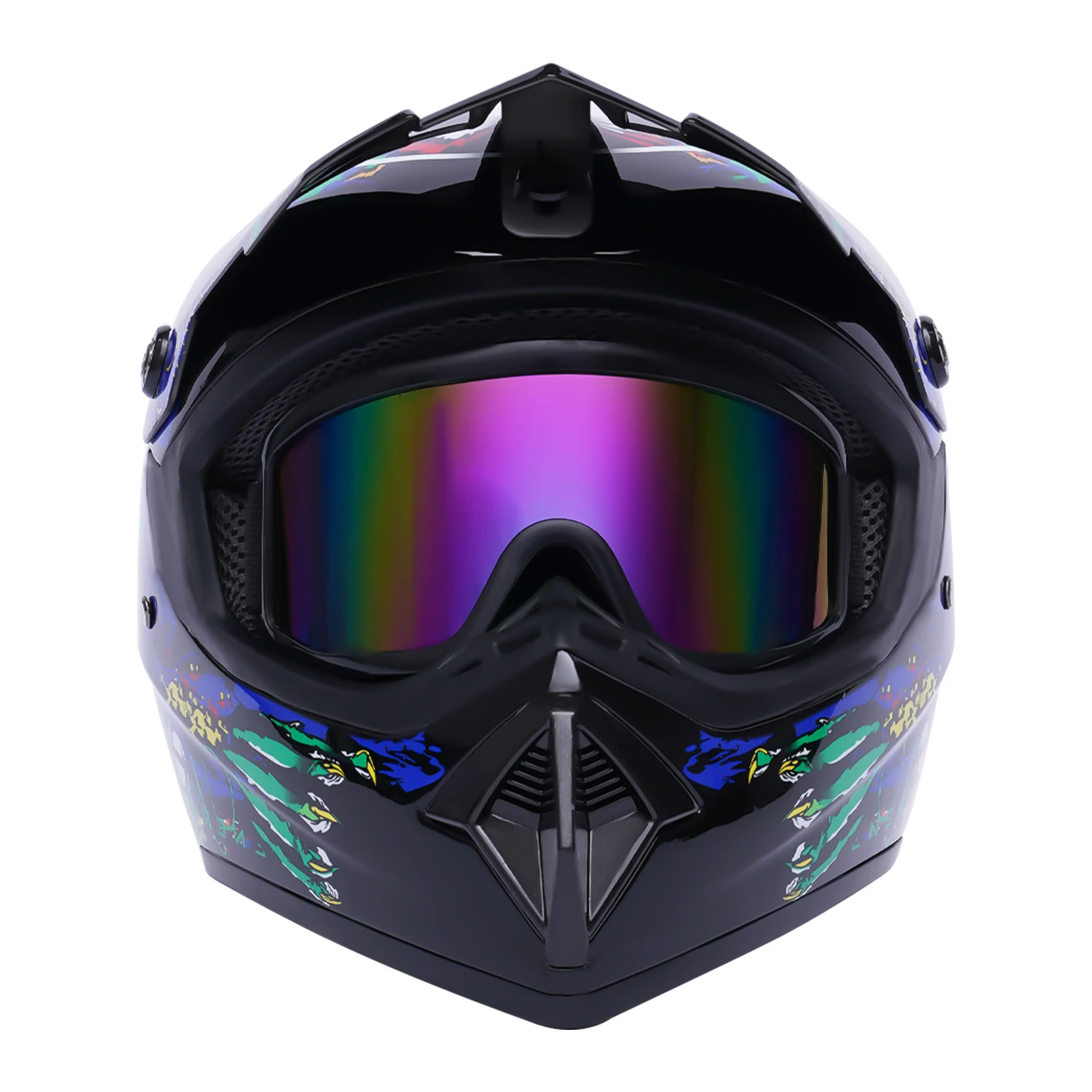 

НОВЫЙ Мотоциклетный шлем с перчатками, Комплект мотошлема, Набор для мотокросса