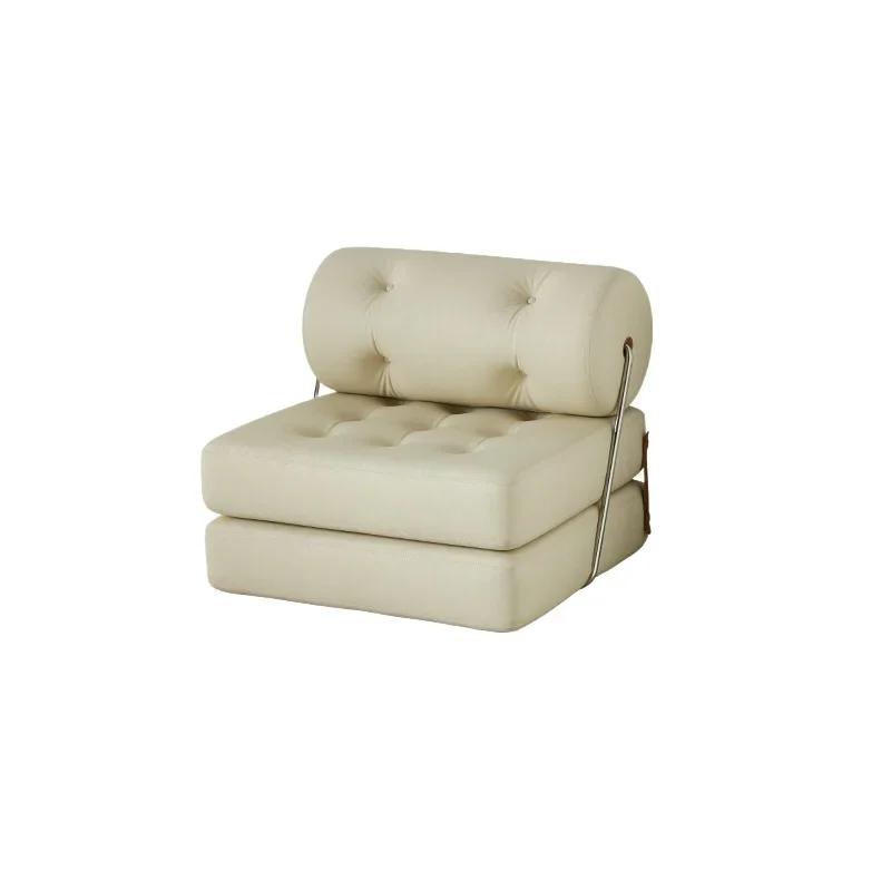 

Sofa living room small apartment, can lie down and sleep tofu blocks, lazy single sofa, folding bed