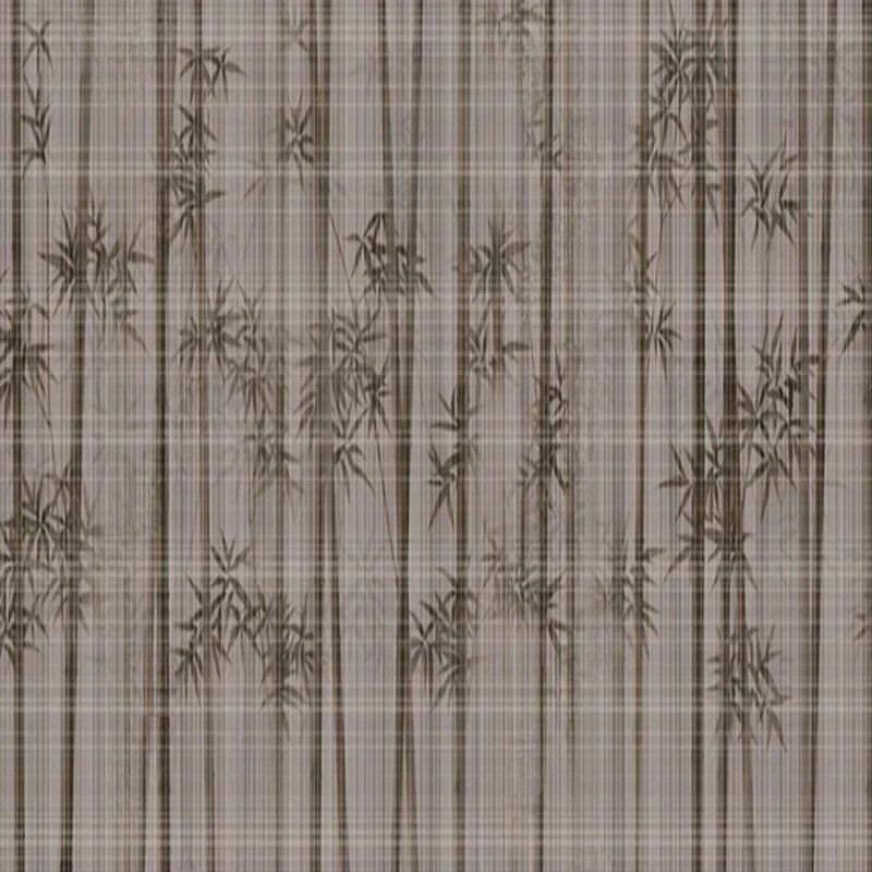Chinese Ink Landscape Custom Mural Wallpaper Vintage Bamboo Backgrond Wall Coverings Tea Room Office Wall Art Decor Painting