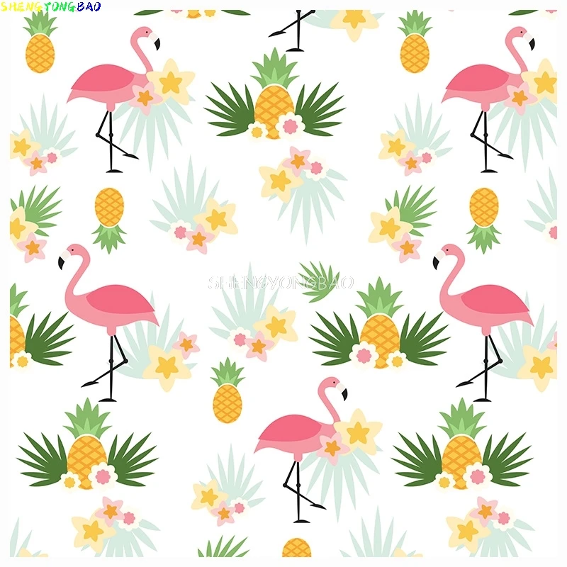 Vinyl Custom Landscape Flamingo Photography Backdrops Props Coconut Christmas Fairy Tale Theme Photo Studio Background  FF-02
