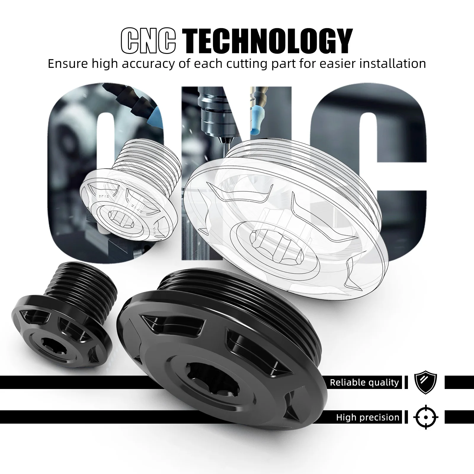 Per Suzuki DR650S DR650SE DR650S/SE 1996-2025 Tappo di copertura distribuzione motore Spina DR 650 S DR 650 SE DR650 S DR650 SE DR 650 S SE