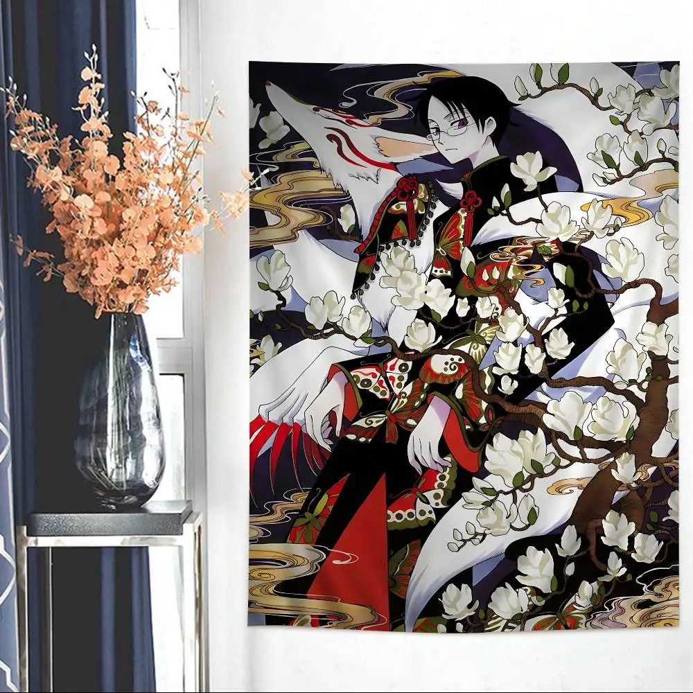 

Классический Ретро Аниме XXXHoLiC Печатный Большой Настенный Гобелен Индийский Будда Настенное Украшение Колдовство Богемный Хиппи Настенный Художественный Декор