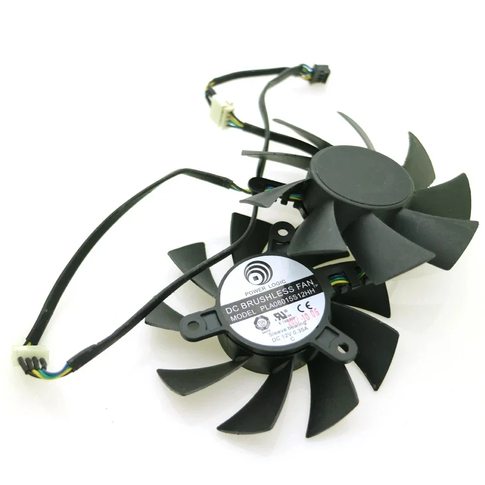 

PLA08015S12HH DC12V 0.35A 4wire 4pin 75mm 42*42*42mm For EVGA GTX660ti GTX670 GTX680 Graphics Card Cooling Fan