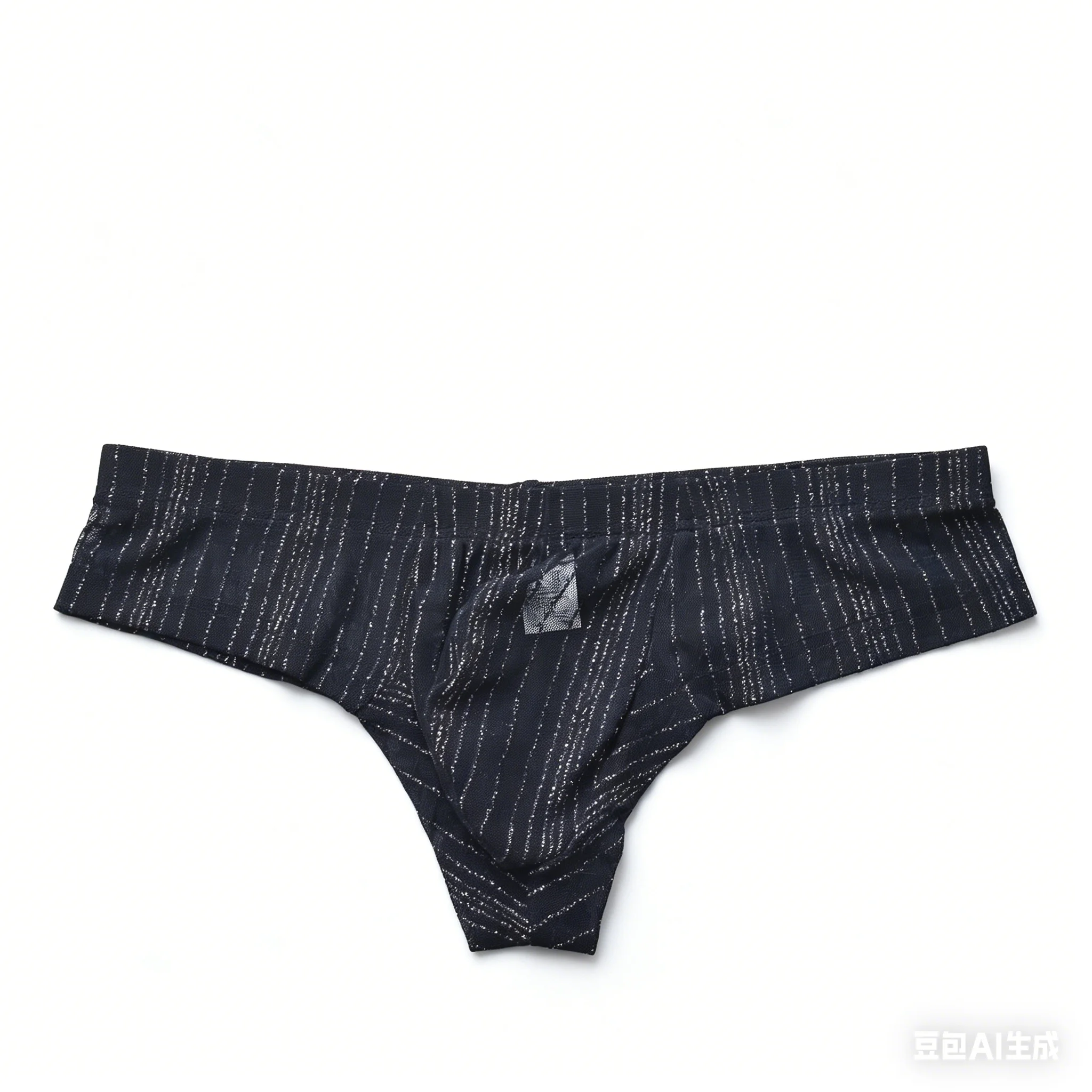 Sheer Striped Low waist Briefs for Men Breathable Casual Underwear Gays Erotic U Pouch G-strng This Transparent Sexy Mini Thongs